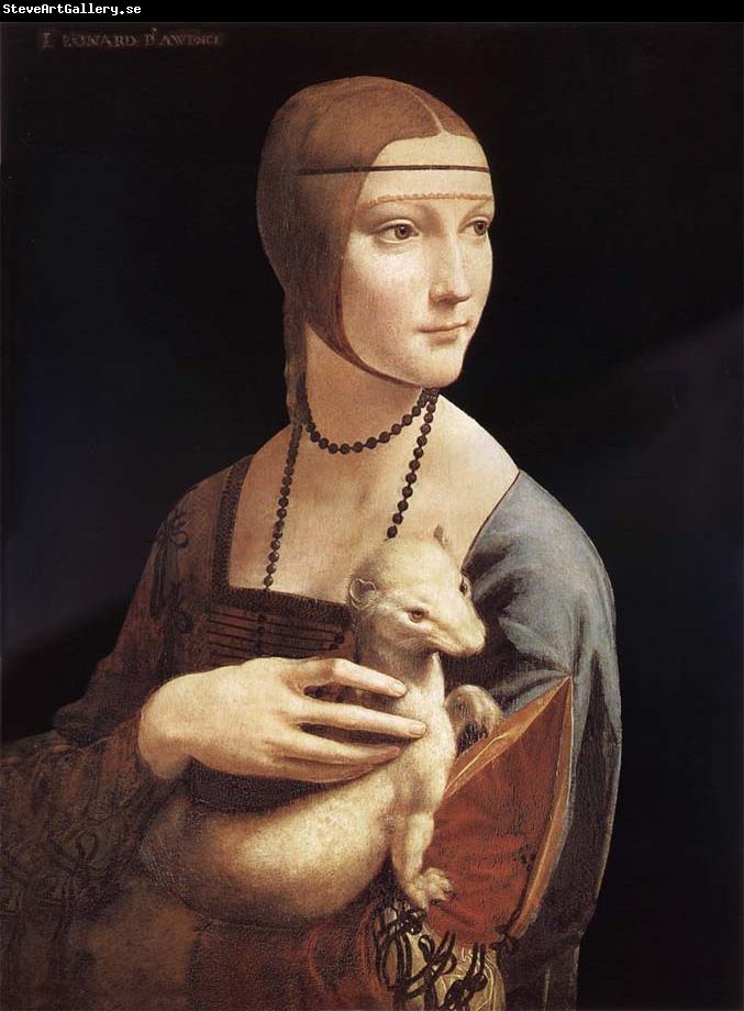 LEONARDO da Vinci Lady with the ermine